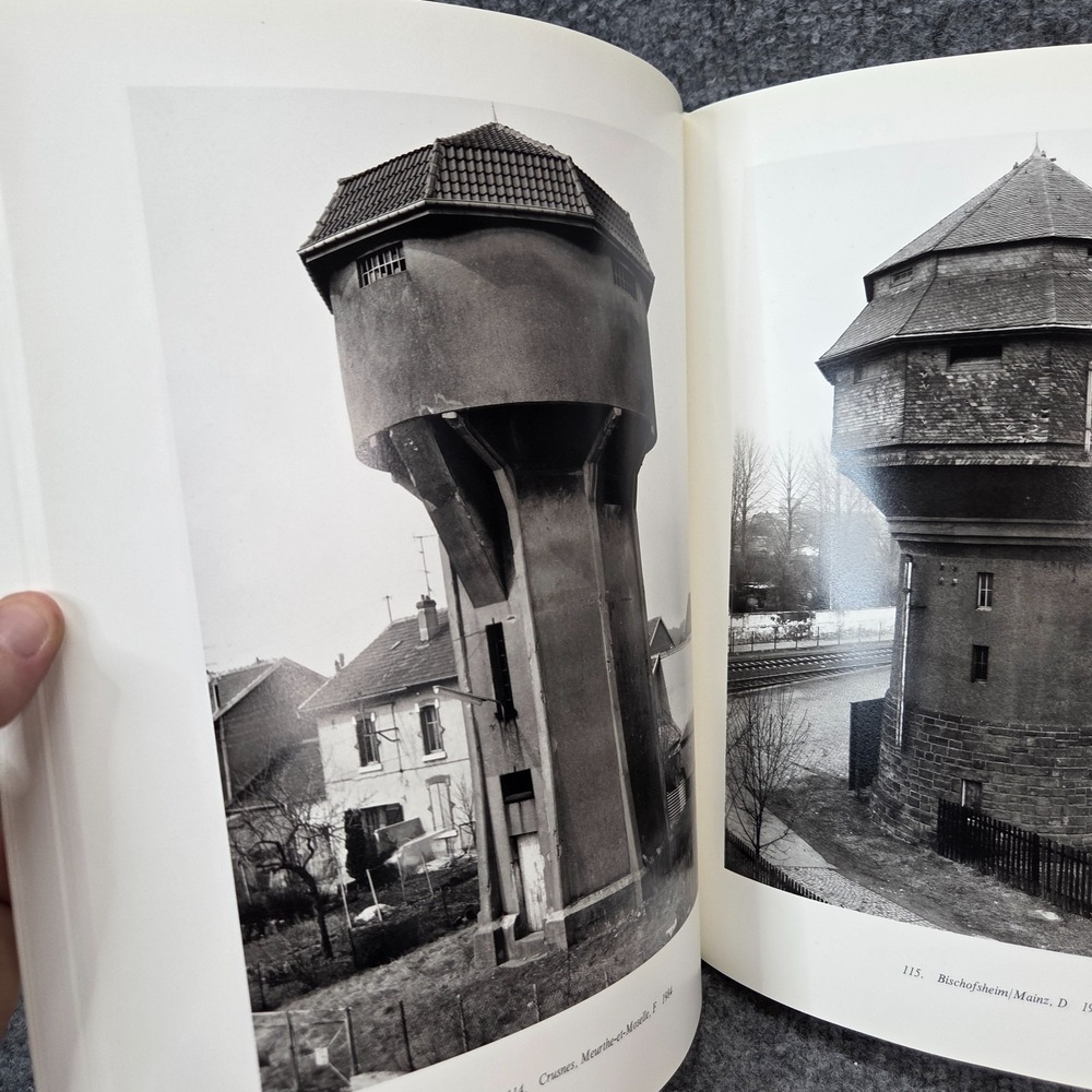 WATER TOWERS by Bernd and Hilla Becher 1989, HARDCOVER 2nd printing No Dust Jack - Picture 8 of 16